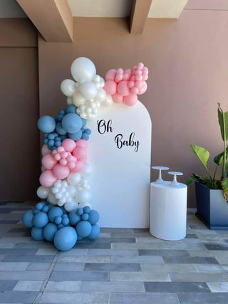 Gender Reveal Décor Package with single backdrop