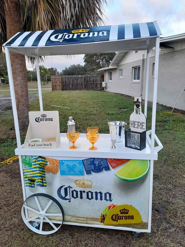 Corona Candy Cart for buffet and drinks