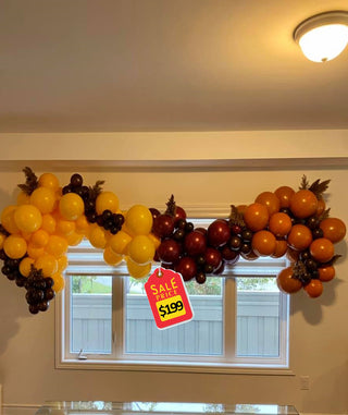 Single Balloons arch thanksgiving decorations