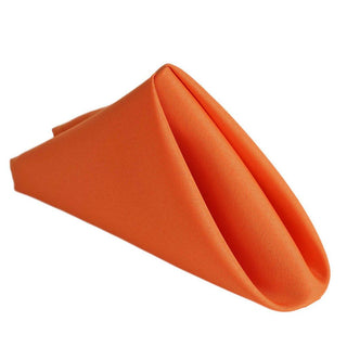 Orange Polyester Napkins