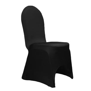 Black Stretch Spandex Chair Cover