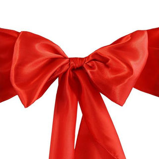 Red Satin Sash rental