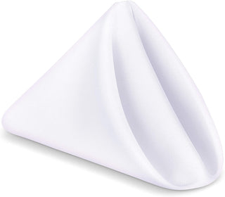 White Cloth Napkins 17 by 17 Inch